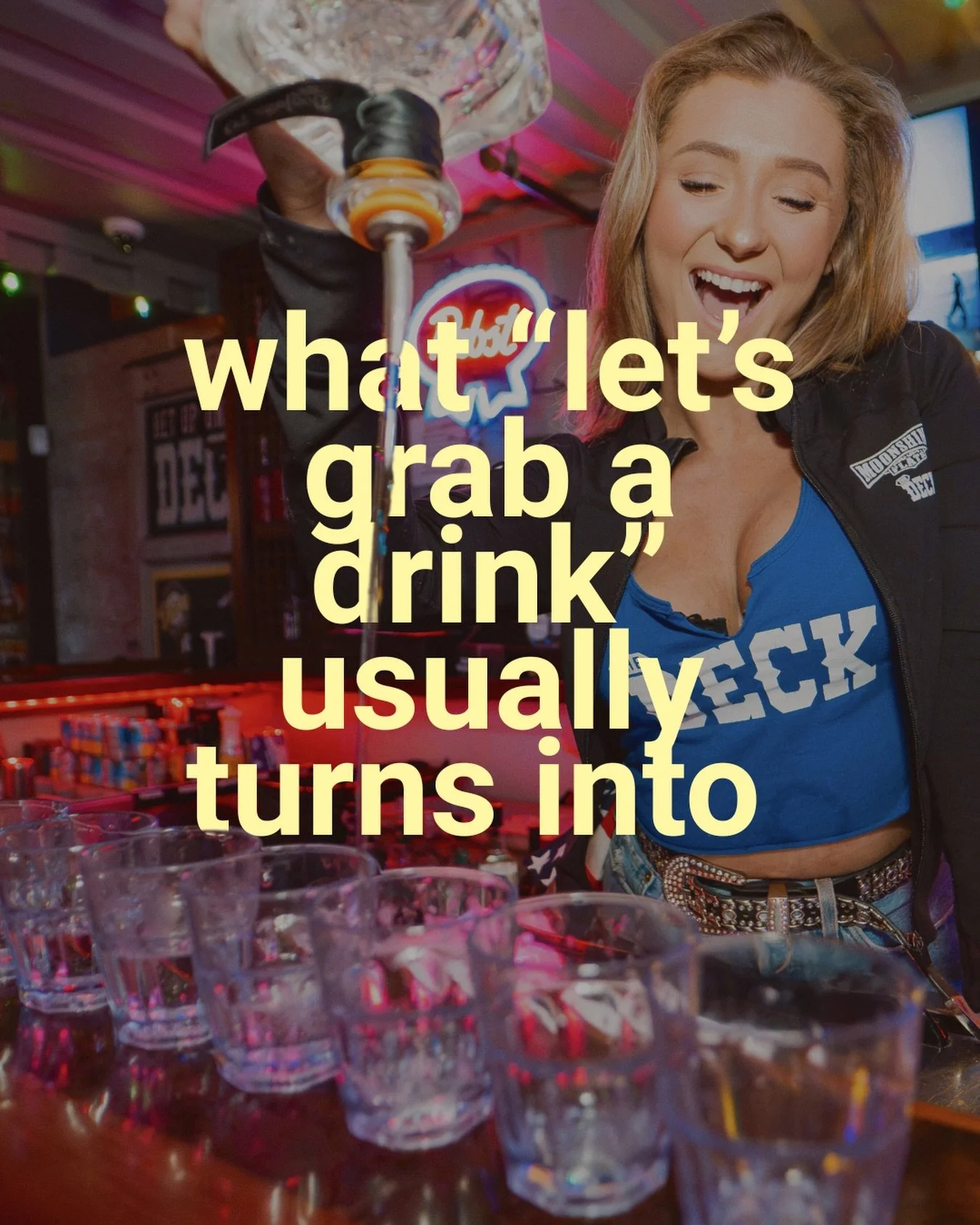 Famous last words...especially with $6 wells &lsquo;til 7pm ;)
