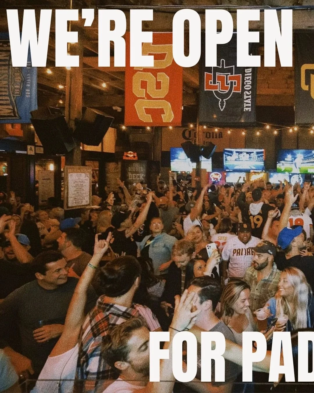 HAPPY POSTSEASON, SD 💛⚾️ The Deck is your pre- &amp; postgame destination. See us before heading to the ballpark, catch the playoffs on our big screen then keep the party going at @moonshineflats!

Tuesday 9/29 with @djjstylez &amp; Wednesday 9/30 w