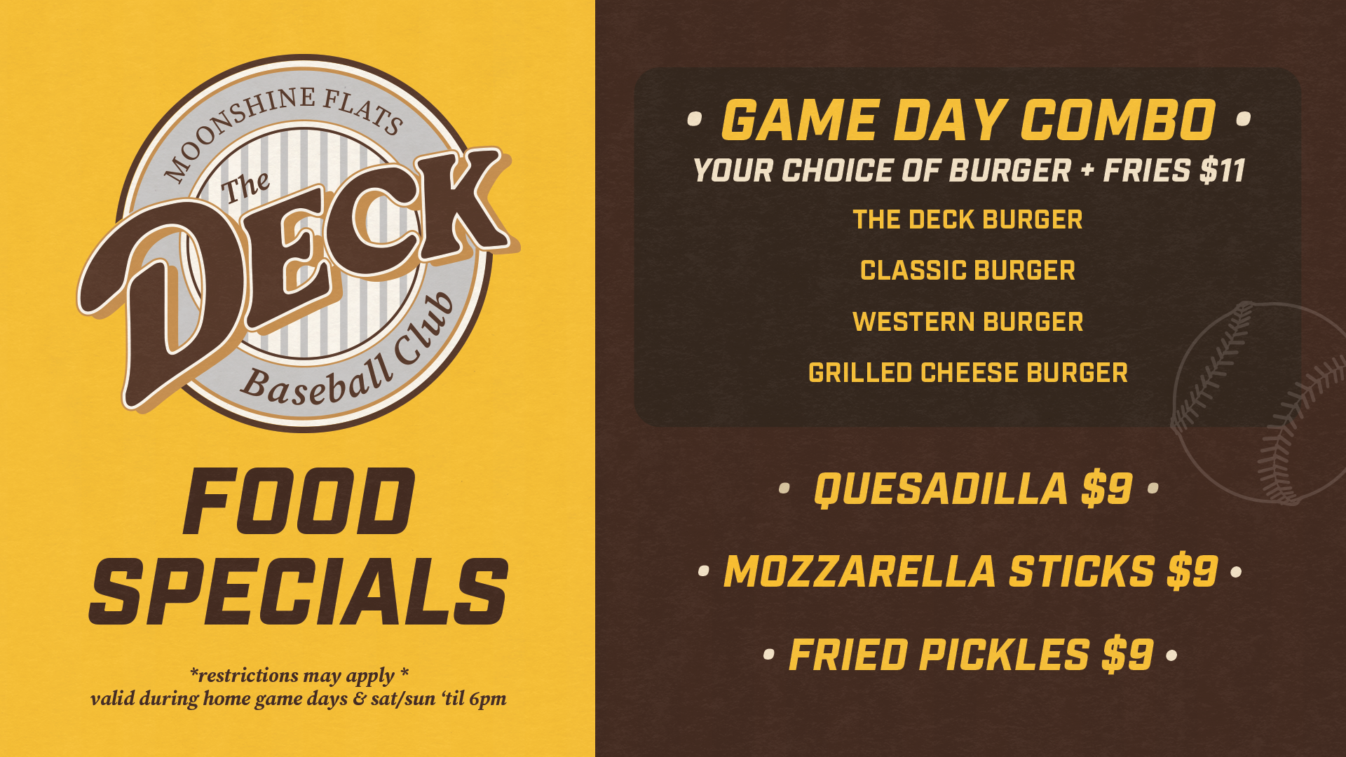 The Deck - Baseball Food - Screen - March 2026.png