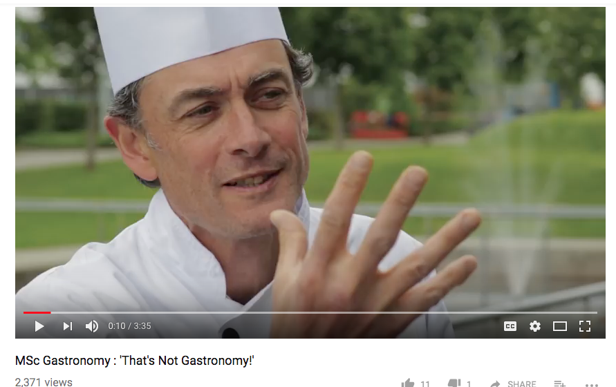 The problem with 'Gastronomy'