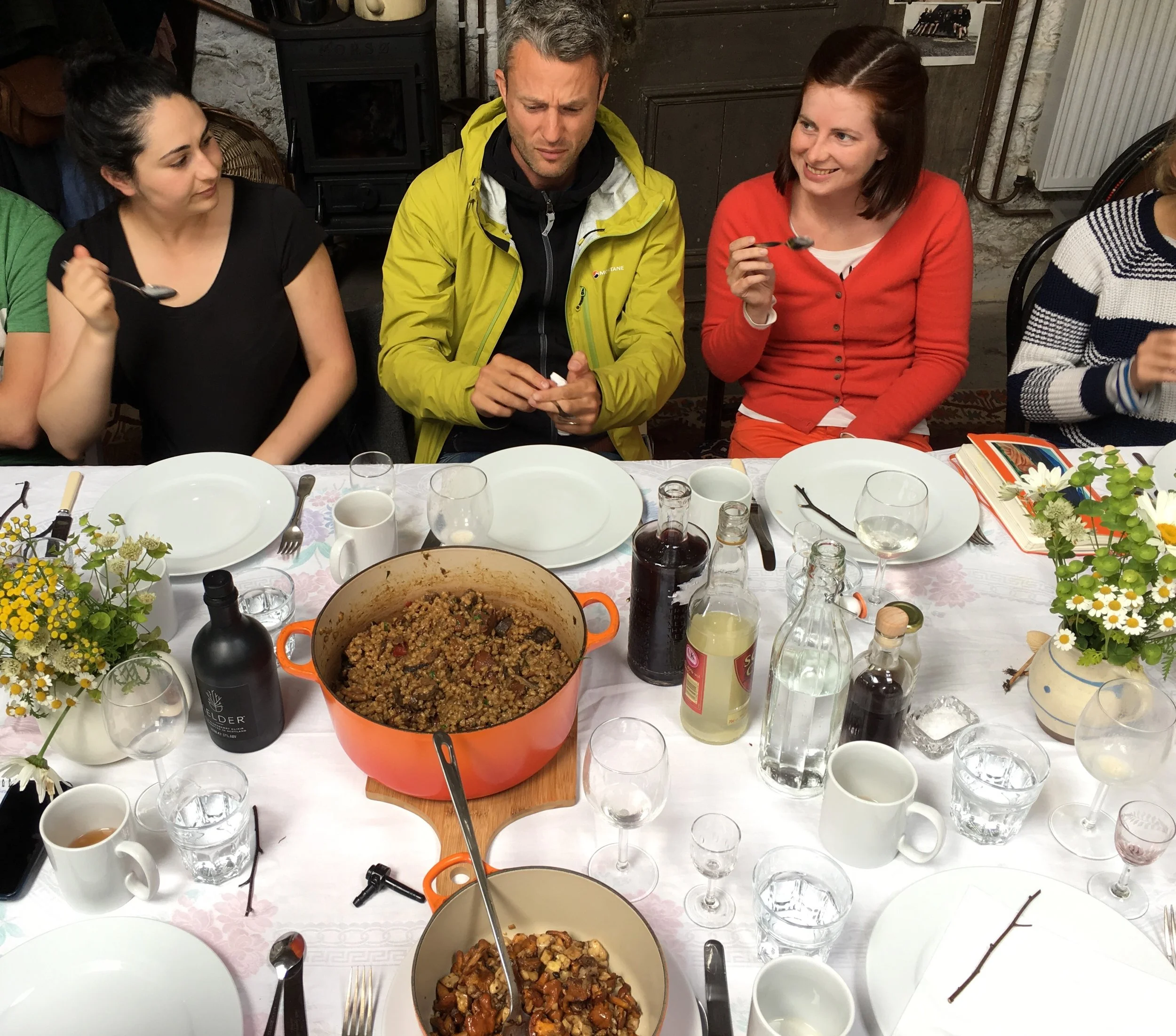 Eating together is a really important part of the workshops I run. It's over simple, good food (which we sometimes make together), that the best part of the conversation and learning often happens.&nbsp;