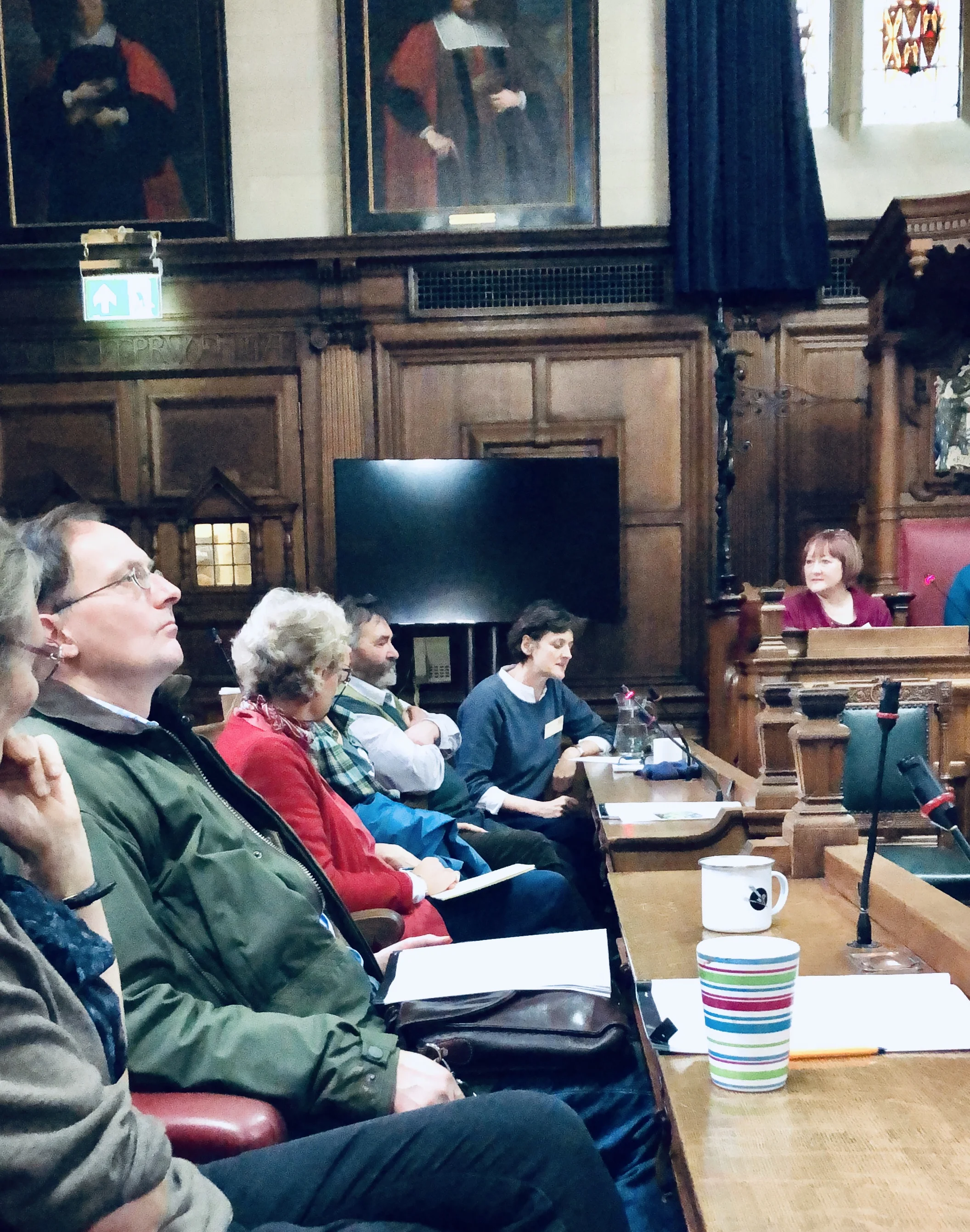 Isabella Tree discussing how her livestock farm is not incompatible with the vegan philosophy.