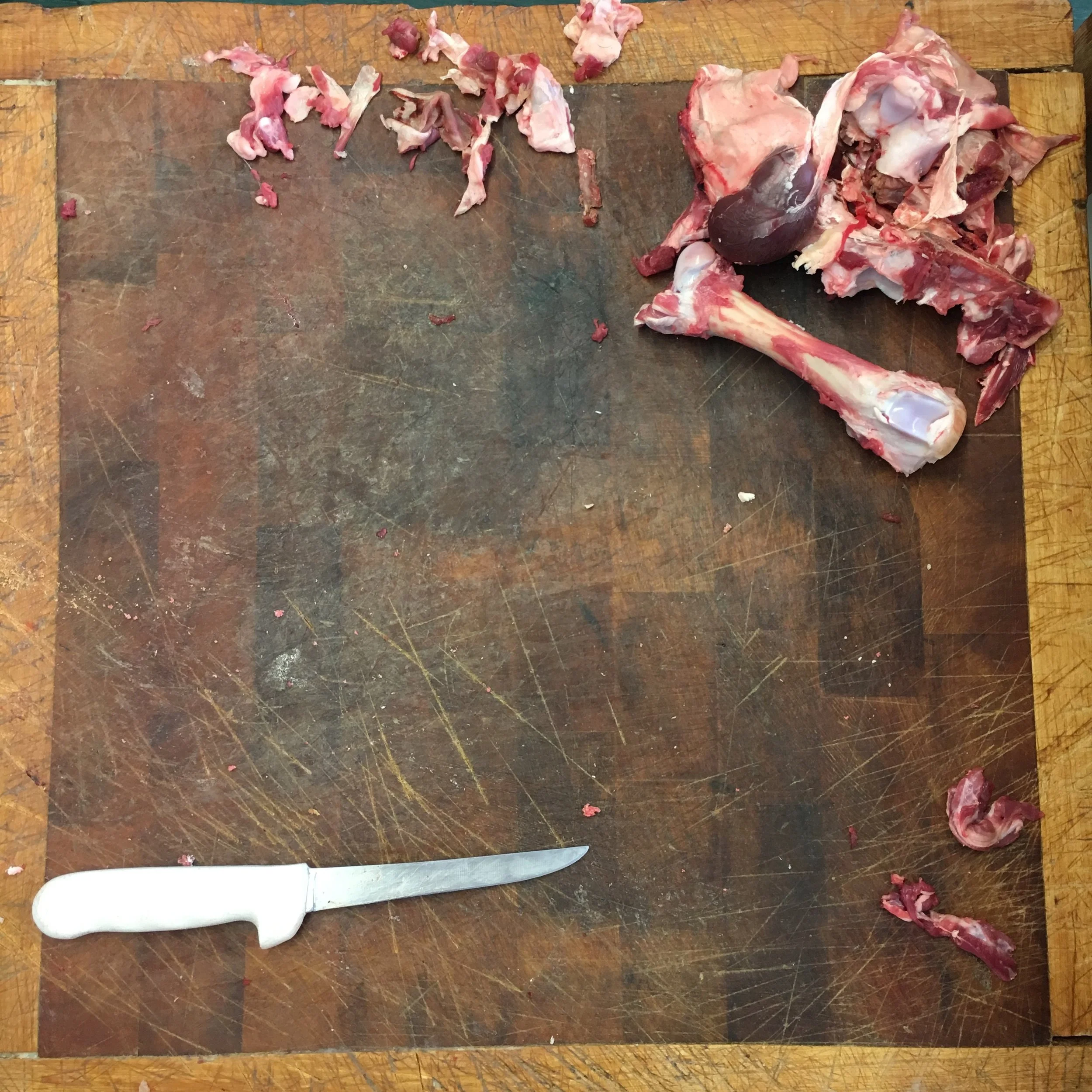 For the chop? Are all diets including meat inherently unsustainable?