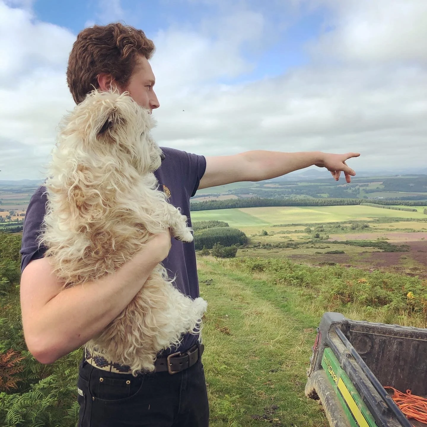 Role models: great uncle Charlie with Robert