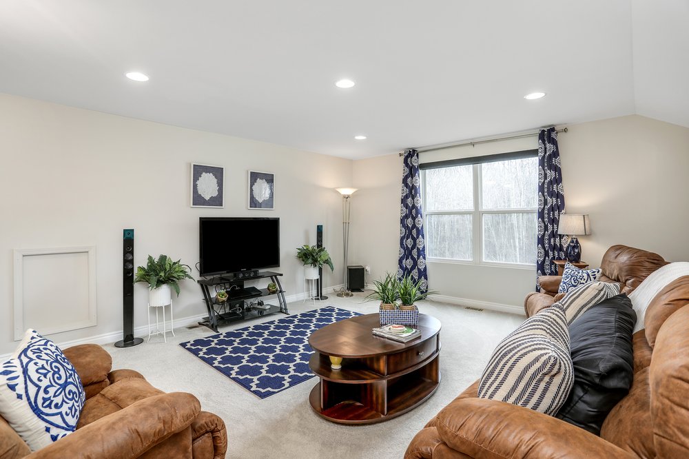  Canton Real Estate Photography - living room   