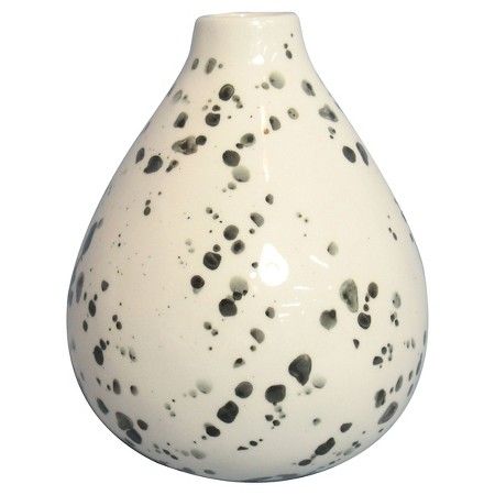 White Speckled Vase