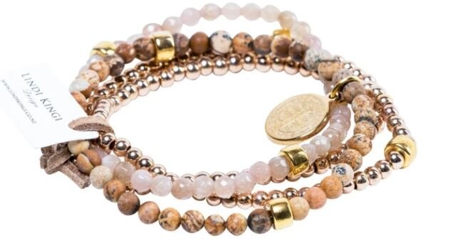 Lindi Kingi Cafe Au Lait Beads 