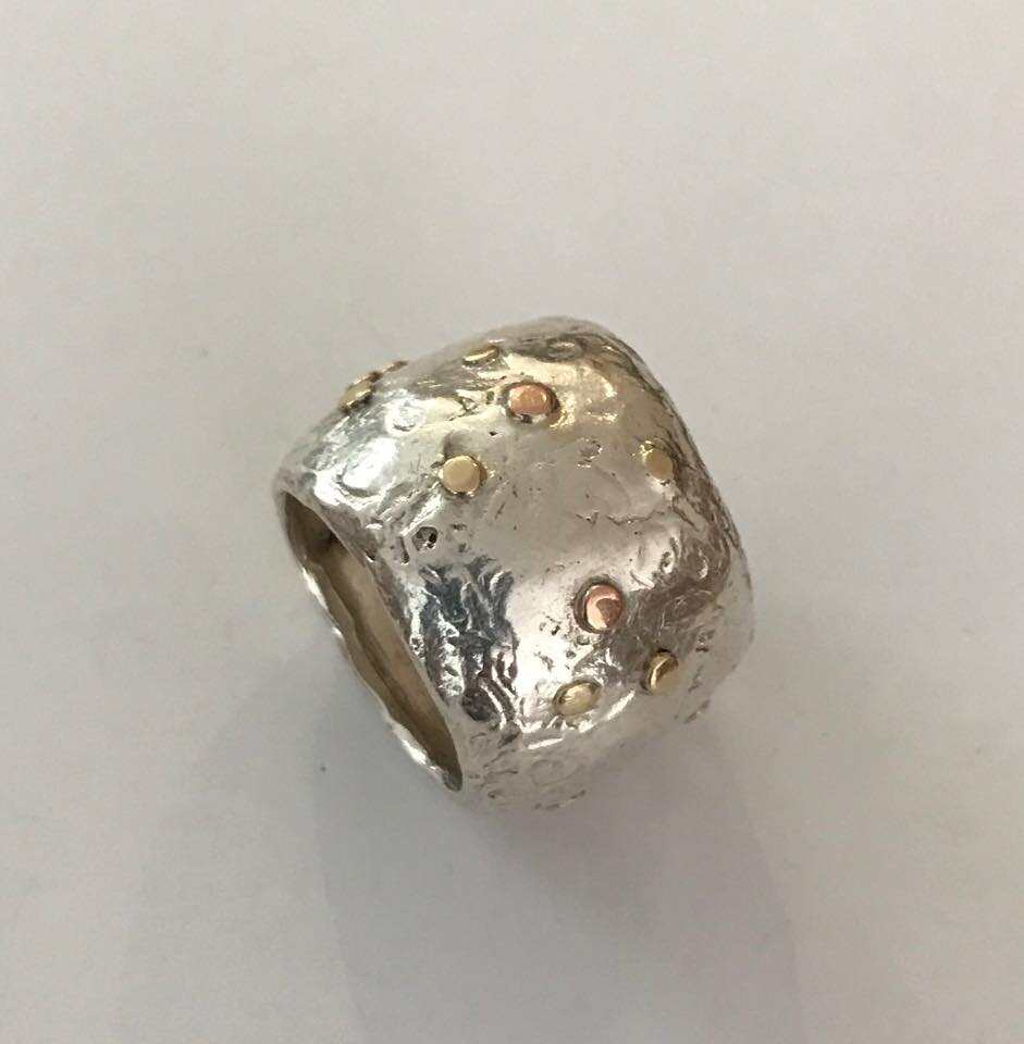 Smadar Sterling Silver &amp; 9ct Gold Bubbles 