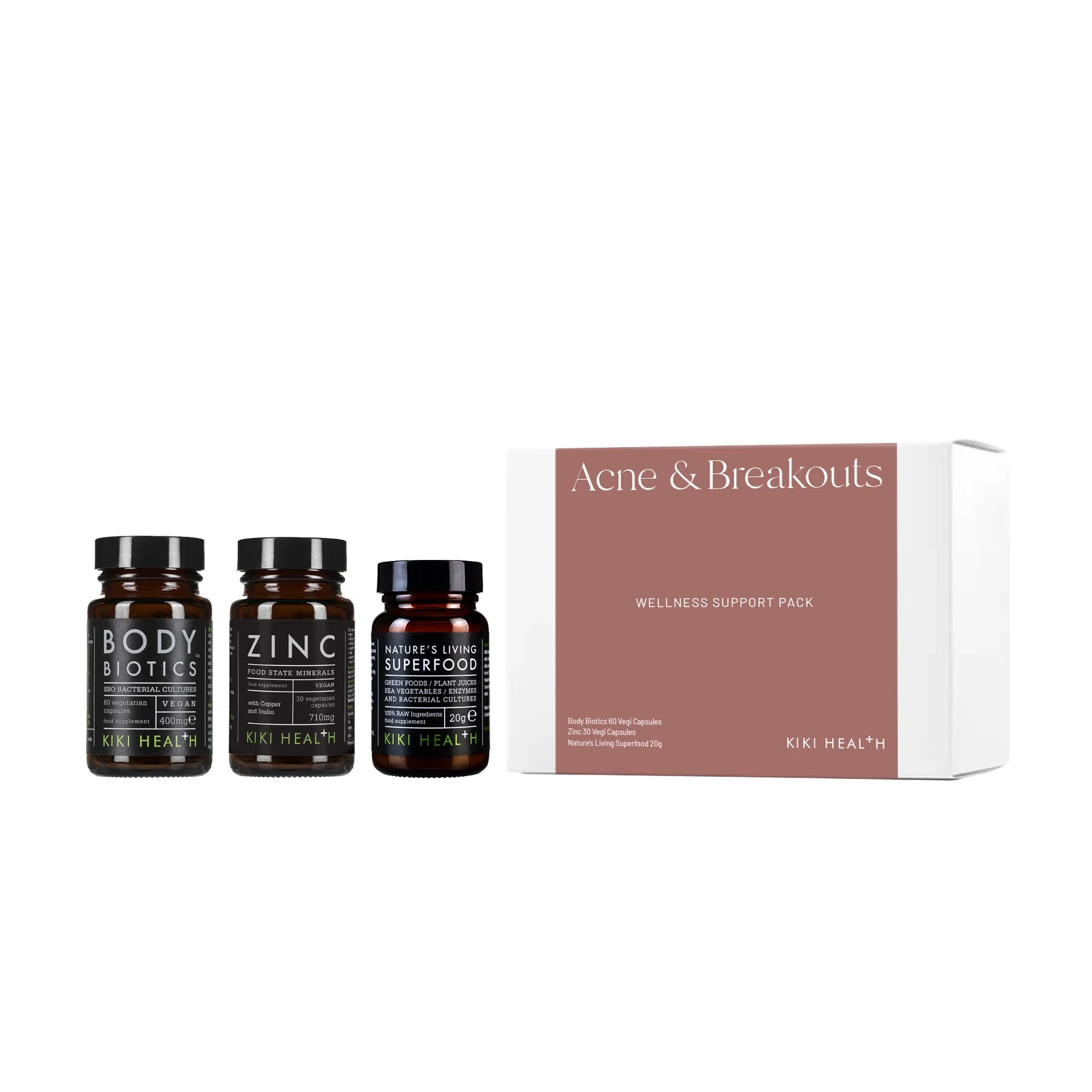 KIKI Health Acne & Breakouts Wellness Support Pack