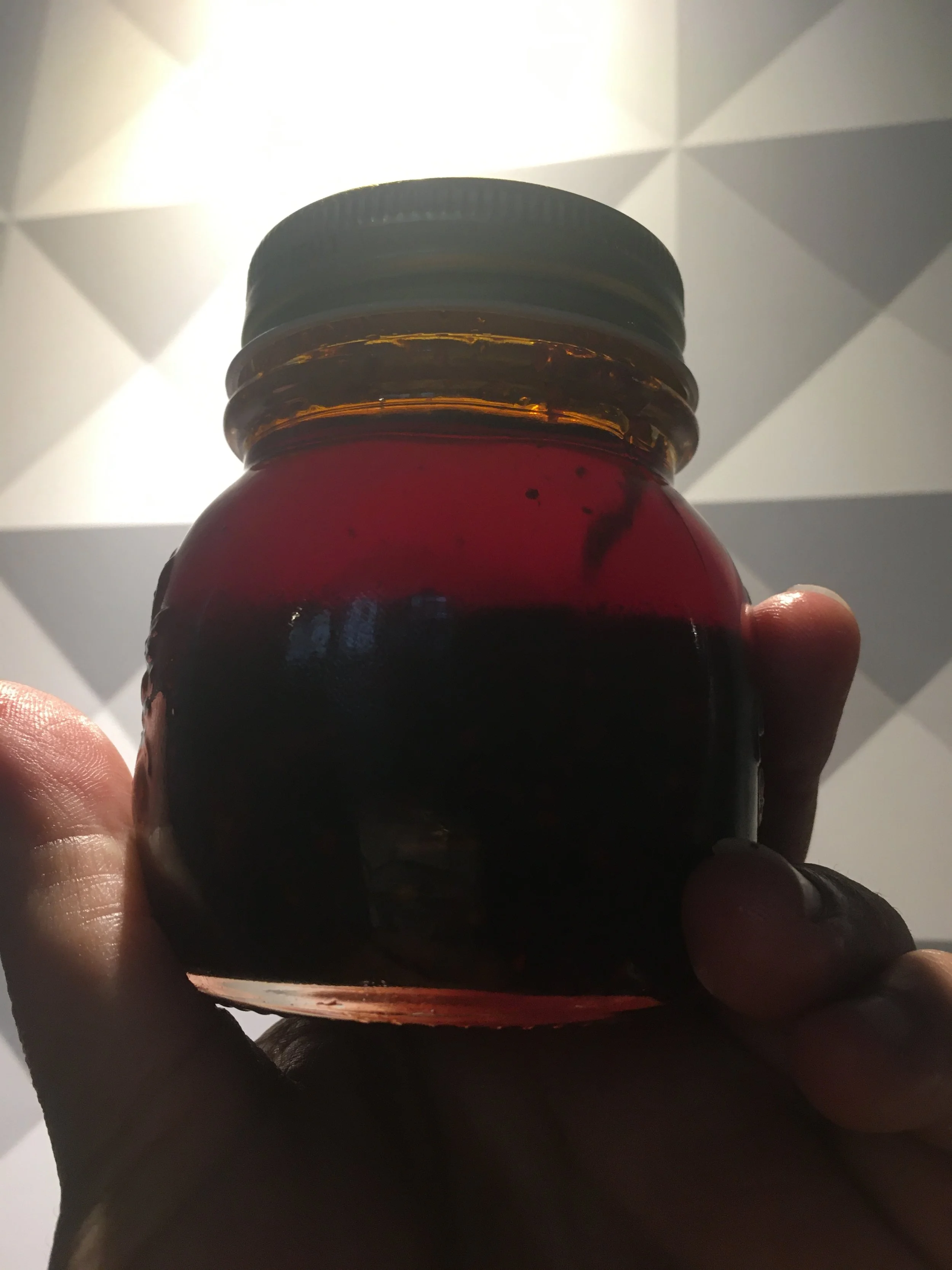 Hot Chili Oil with Foraged Mushrooms