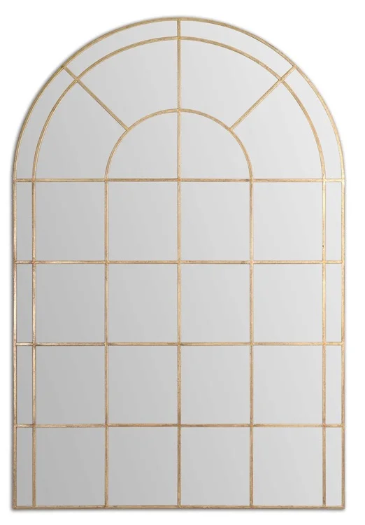DDF0044 Large Arch Window Gold Mirror Decorum Decorative Finds ddf0044-large-arch-window-gold-mirror-decorum-decorative-finds