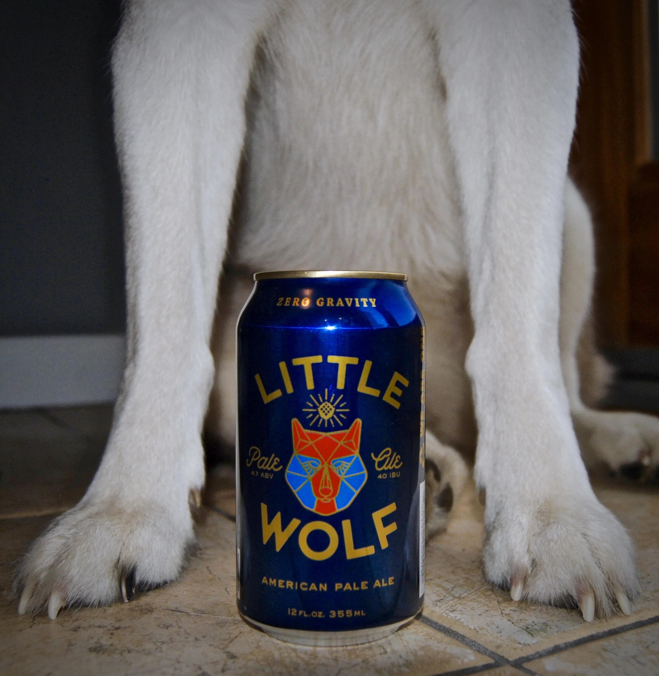 Wrapping up the weekend right - a Little Wolf for my little wolf 