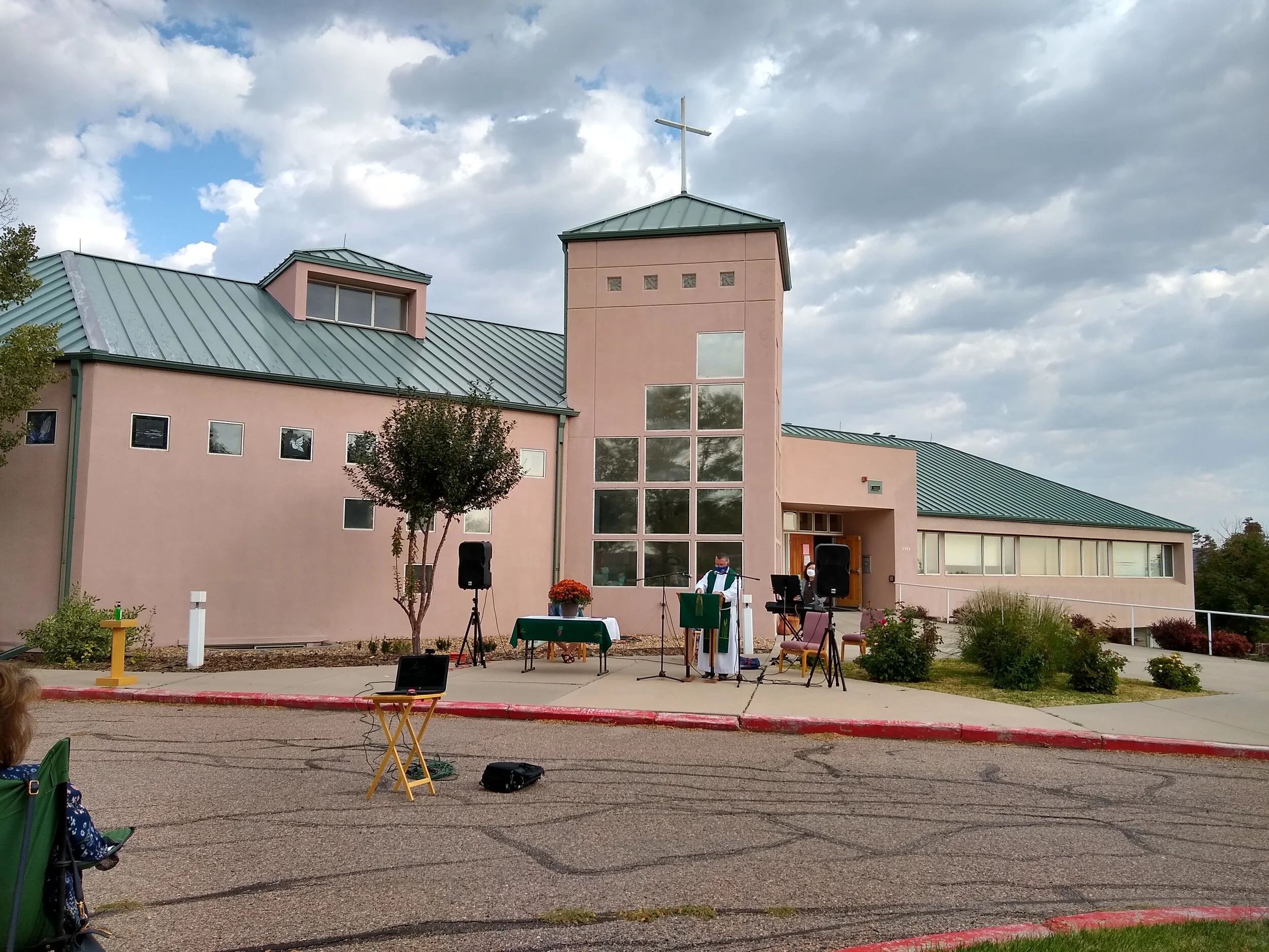 2nd Sunday outdoor service 