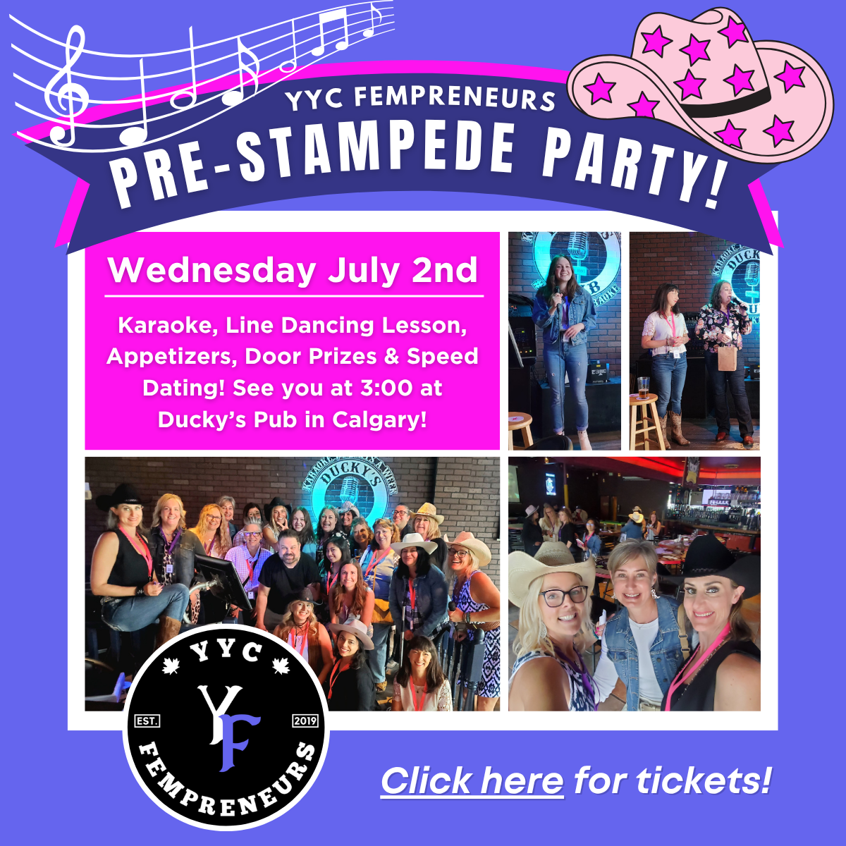 YYC Fempreneurs Pre-Stampede Party!