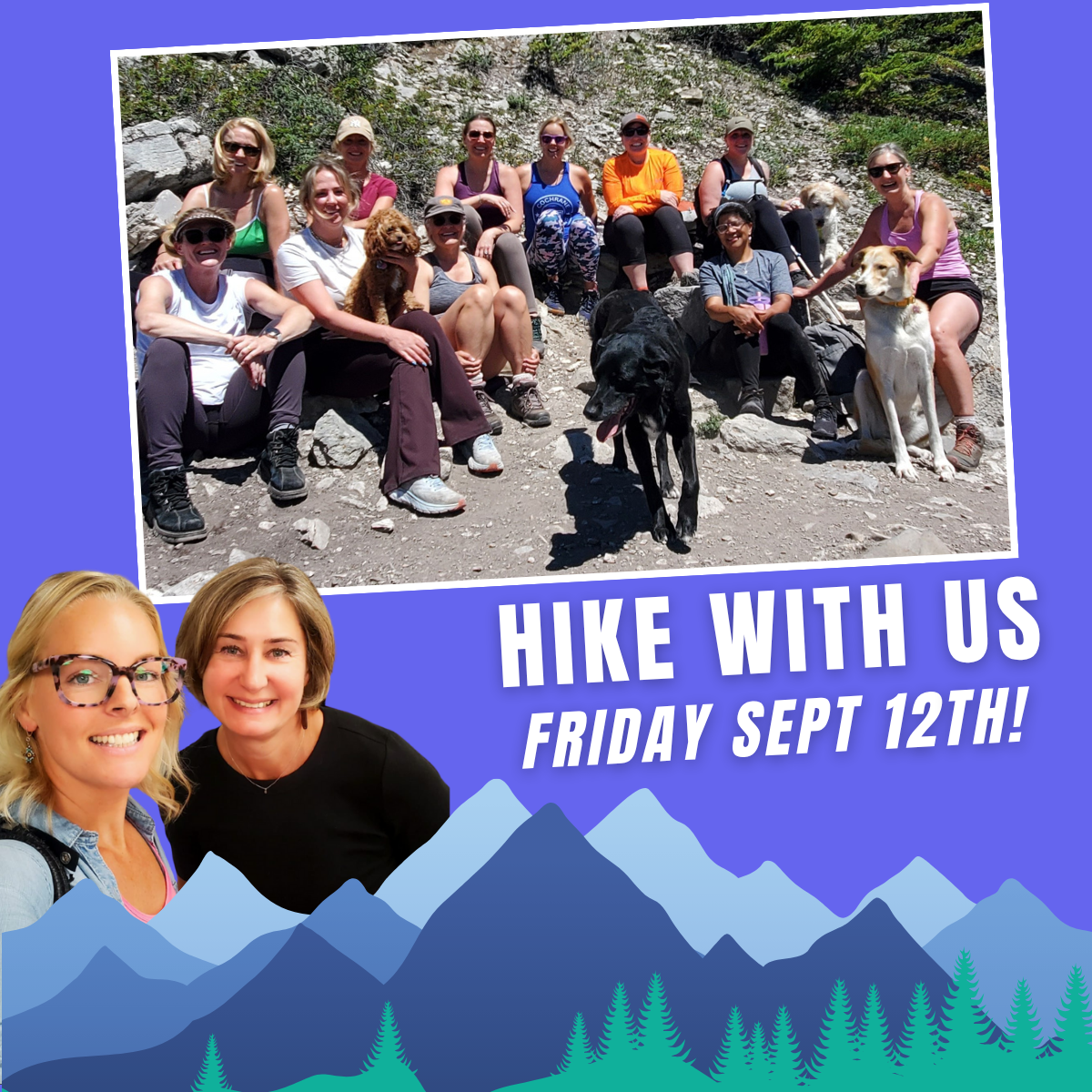 Hike in K-Country with Lyndsie &amp; Vera