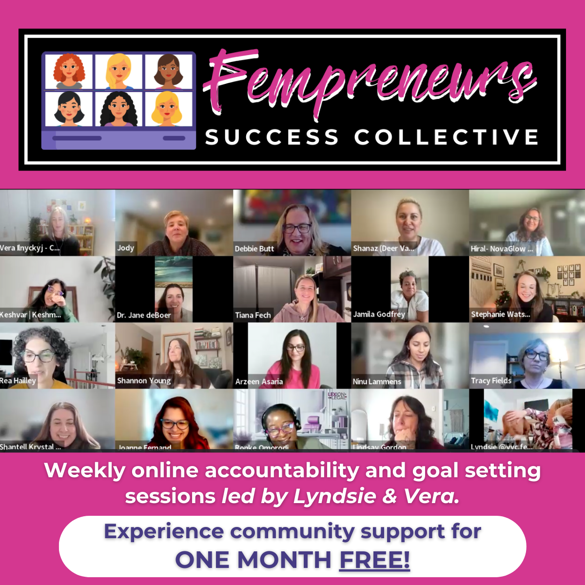 Online Fempreneurs Success Collective - January Kick Off!