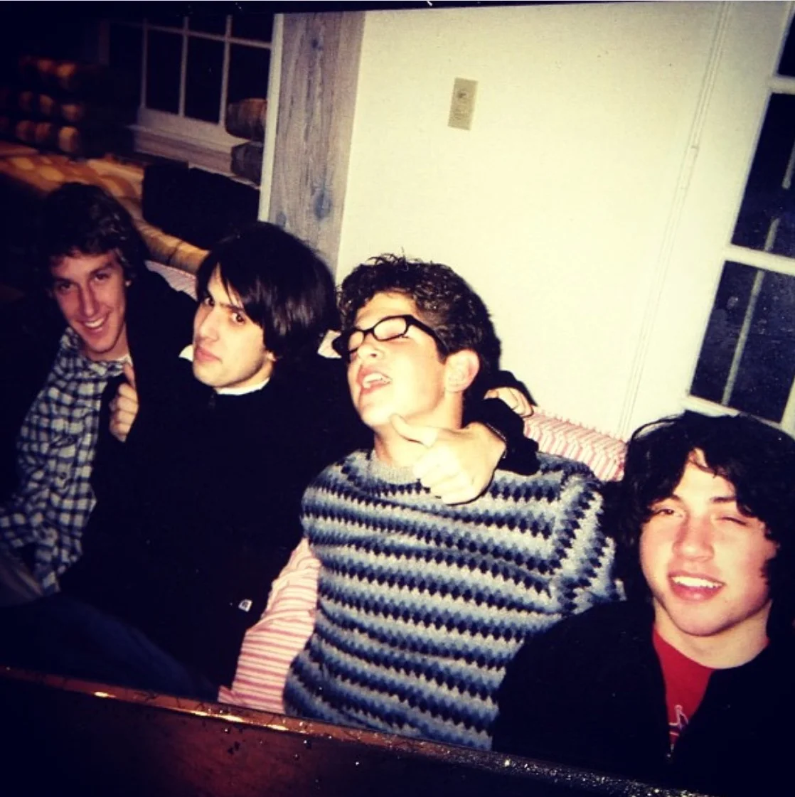 The writer and his crew, circa 1997.