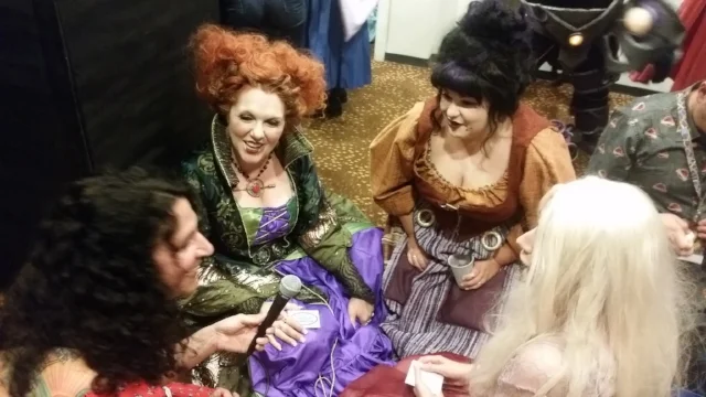 Sanderson Sisters, witches of Hocus Pocus (Master category winners Erin Smith, Jenn Sapp, and Brit Roberds )
