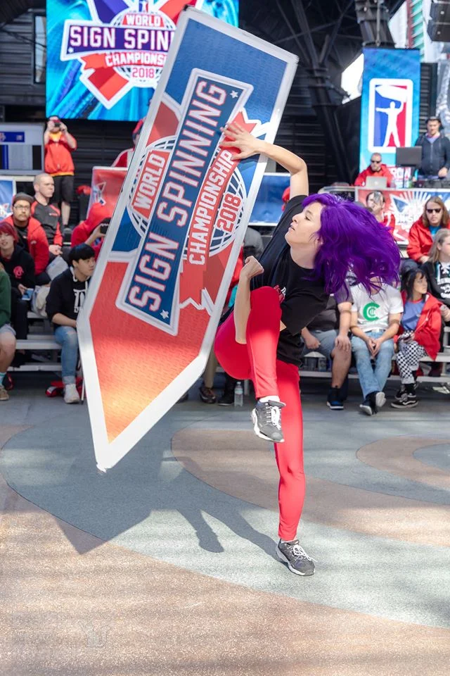 Mia gets twisted. photo credit: Barbara Maeker Photography