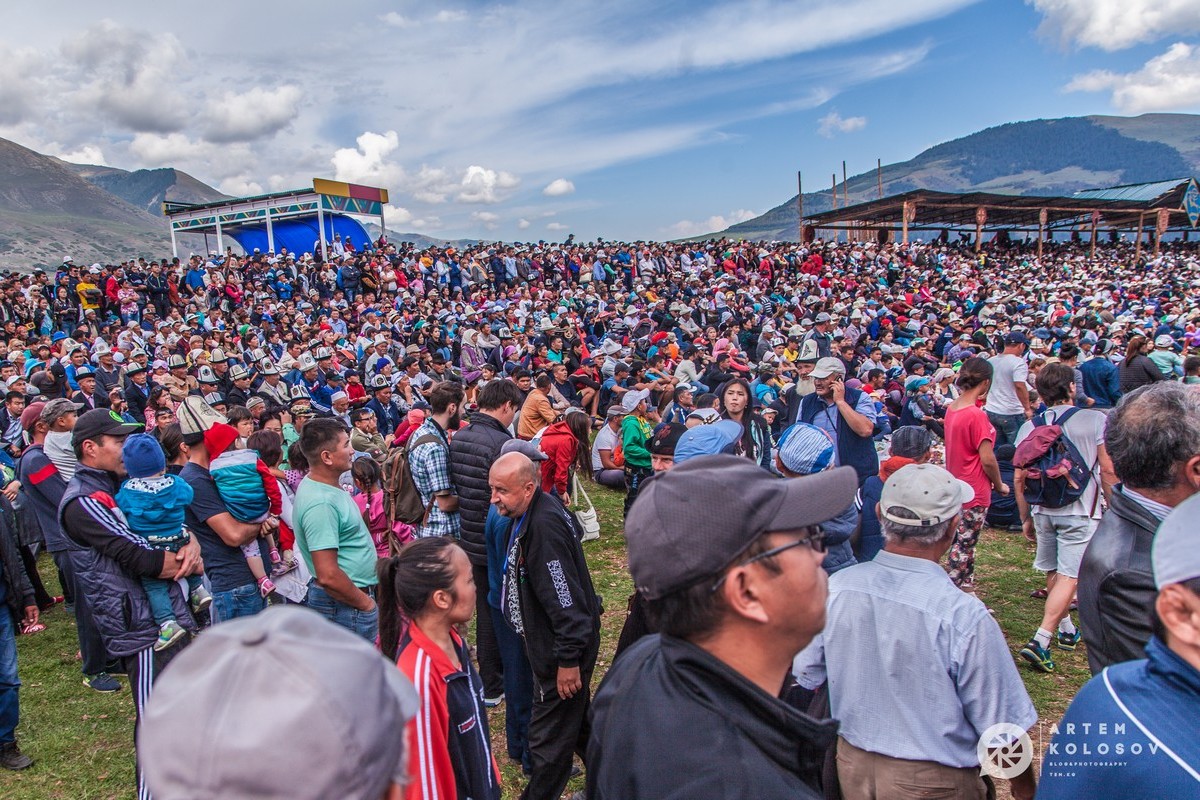 Quite a crowd at the World Nomad Games!