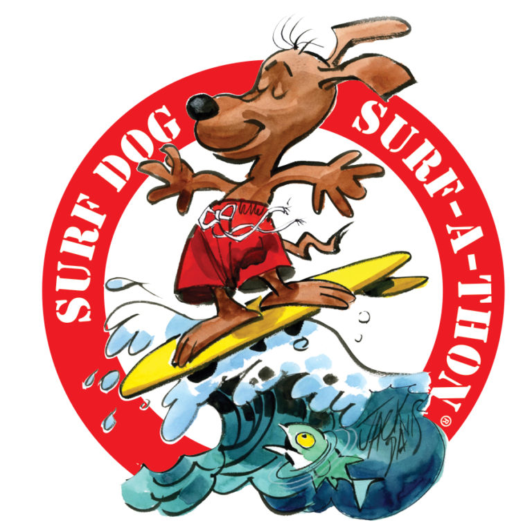 Helen Woodward's Annual Dog Surf-a-Thon at Del Mar Dog Beach