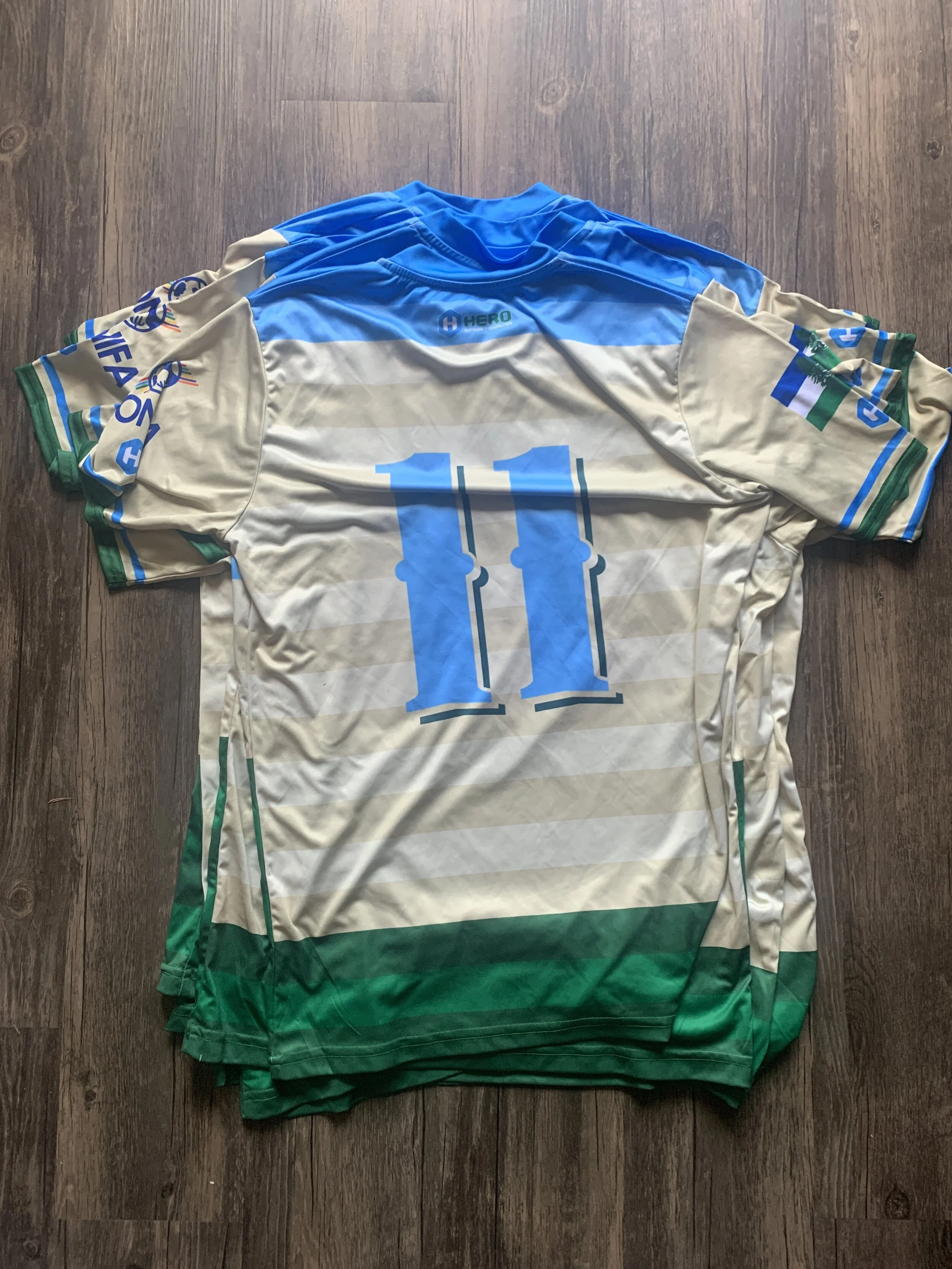 Match Worn Jersey #11 vs Darfur - Medium