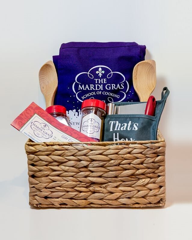 Gift Basket — Mardi Gras School of Cooking