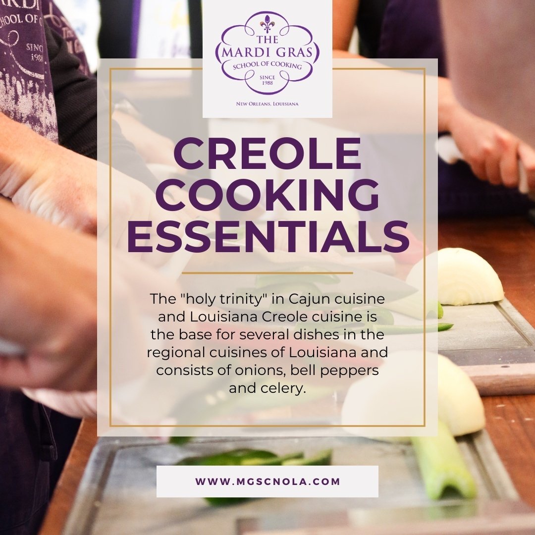 Learn the secrets to authentic Creole flavors with our hands on cooking classes. Master the holy trinity of Cajun and Creole cuisine and bring the taste of Louisiana to your kitchen. 
#CreoleCooking #CajunSpice