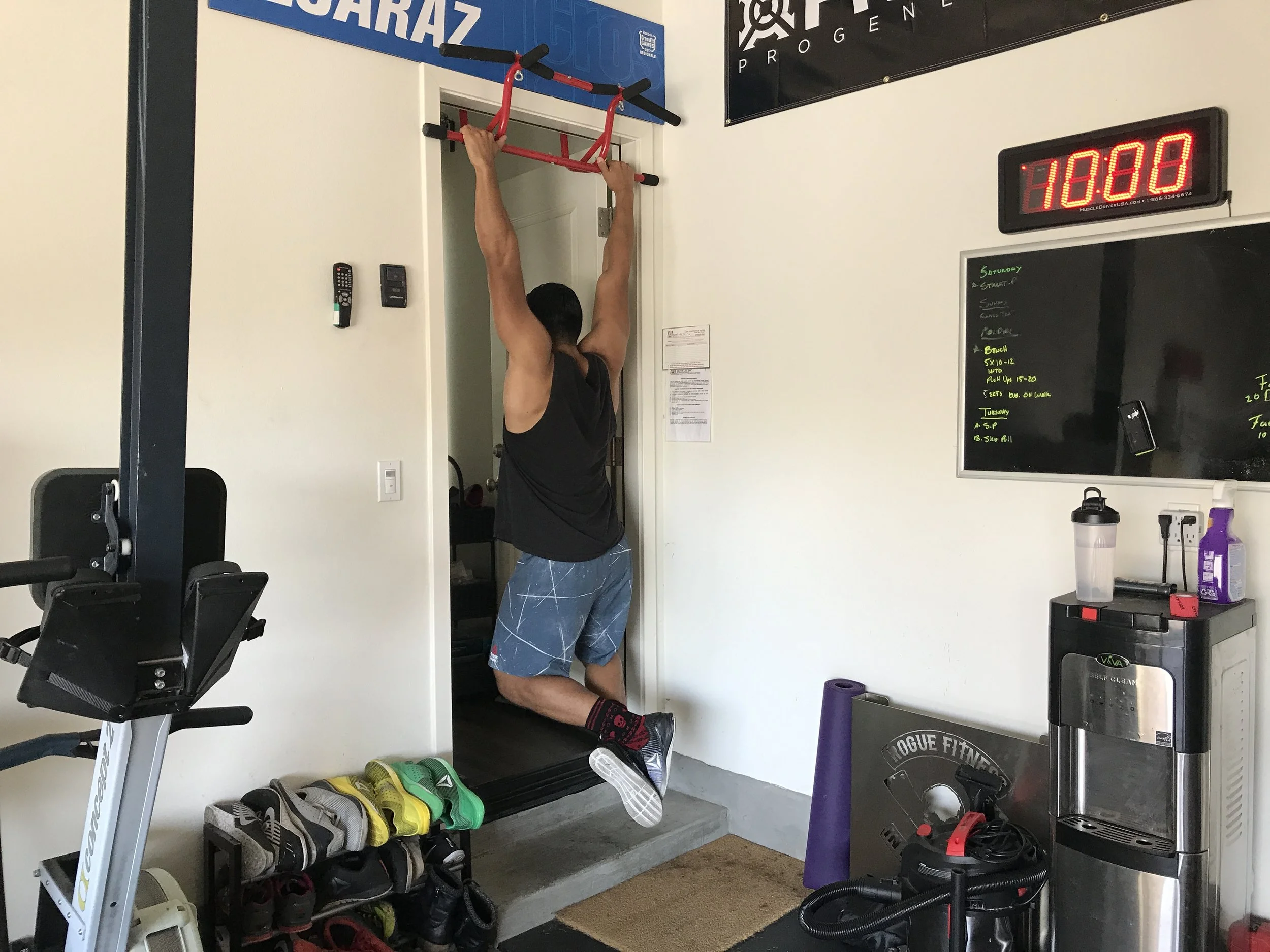 At Home Pull Up Bar Options + Hand Maintenance