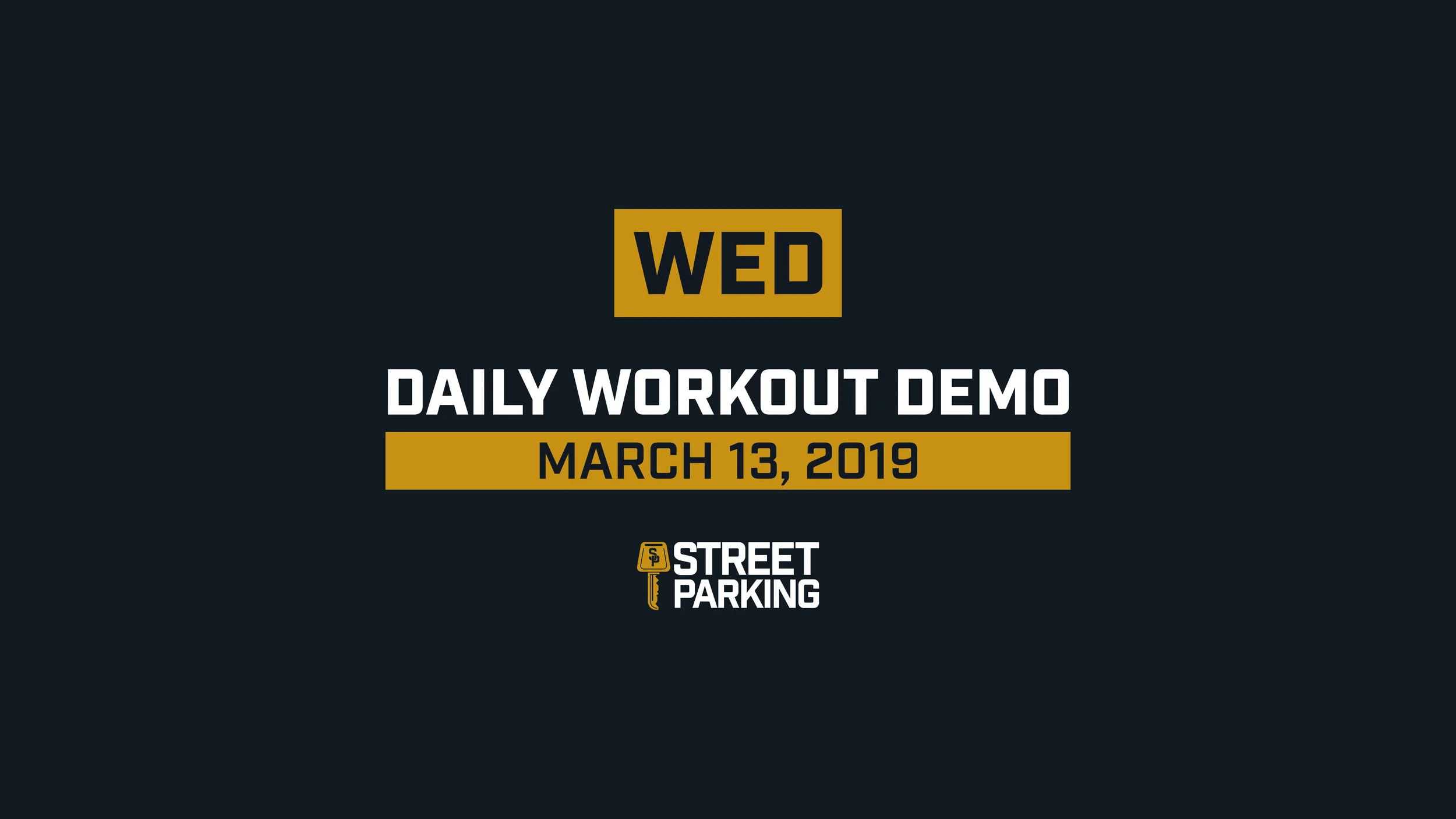 WEDNESDAY 03/13/2019