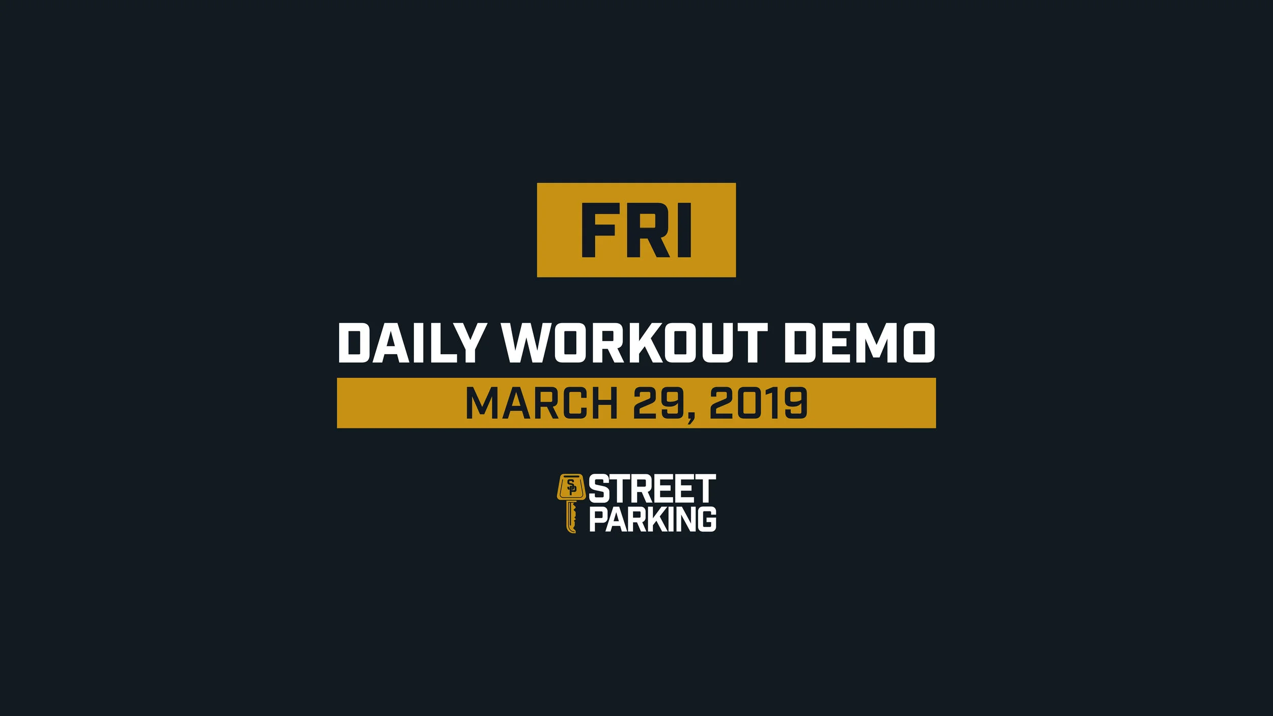 FRIDAY 03/29/2019