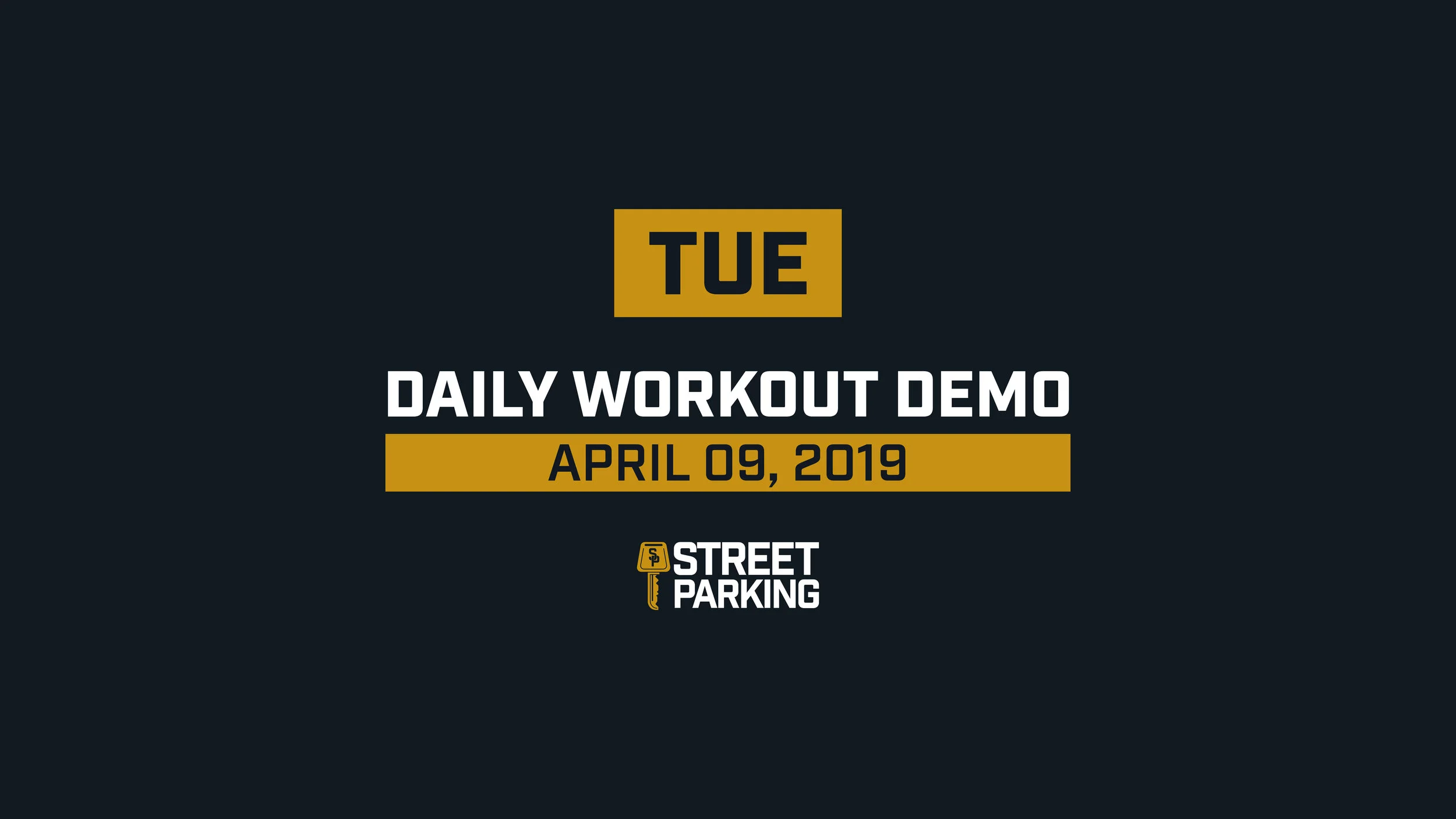 TUESDAY 04/09/2019