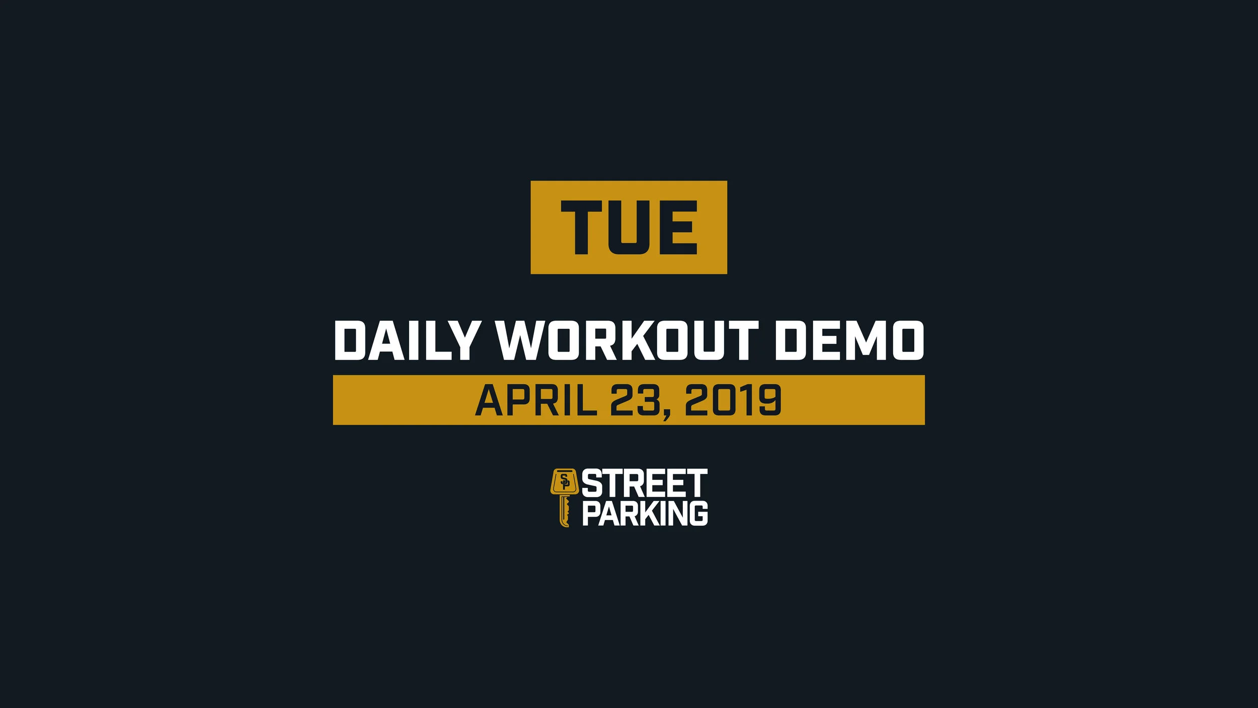 TUESDAY 04/23/2019