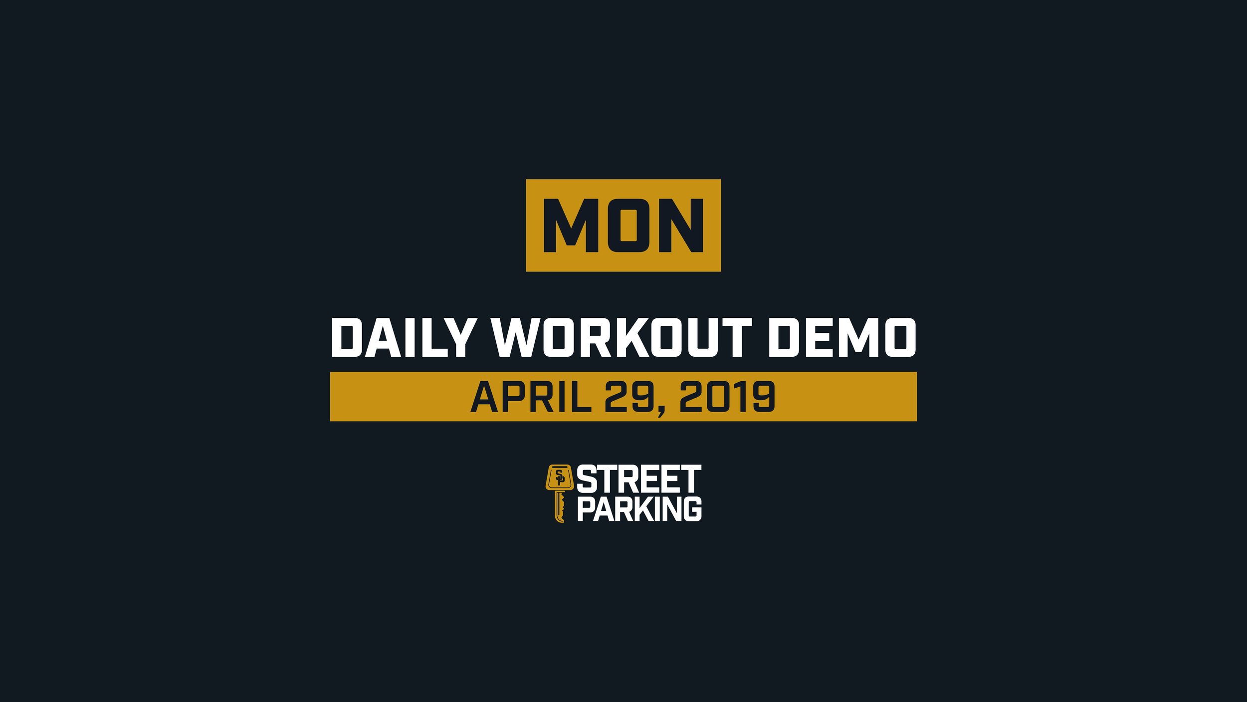 MONDAY 04/29/2019