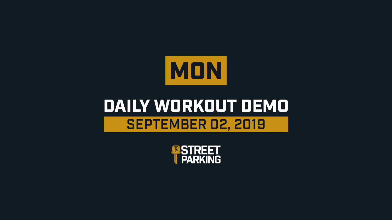 MONDAY 09/02/2019