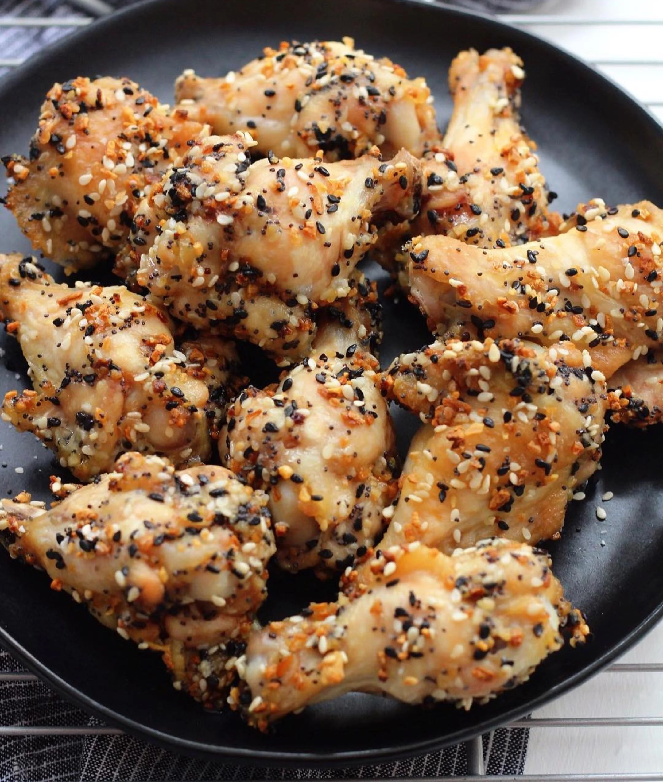 Everything But the Bagel Wings