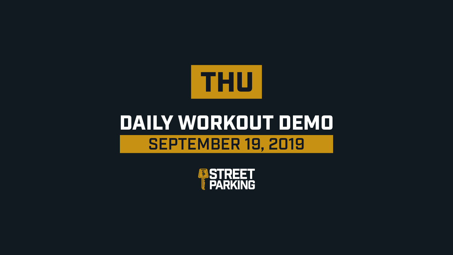 THURSDAY 09/19/2019