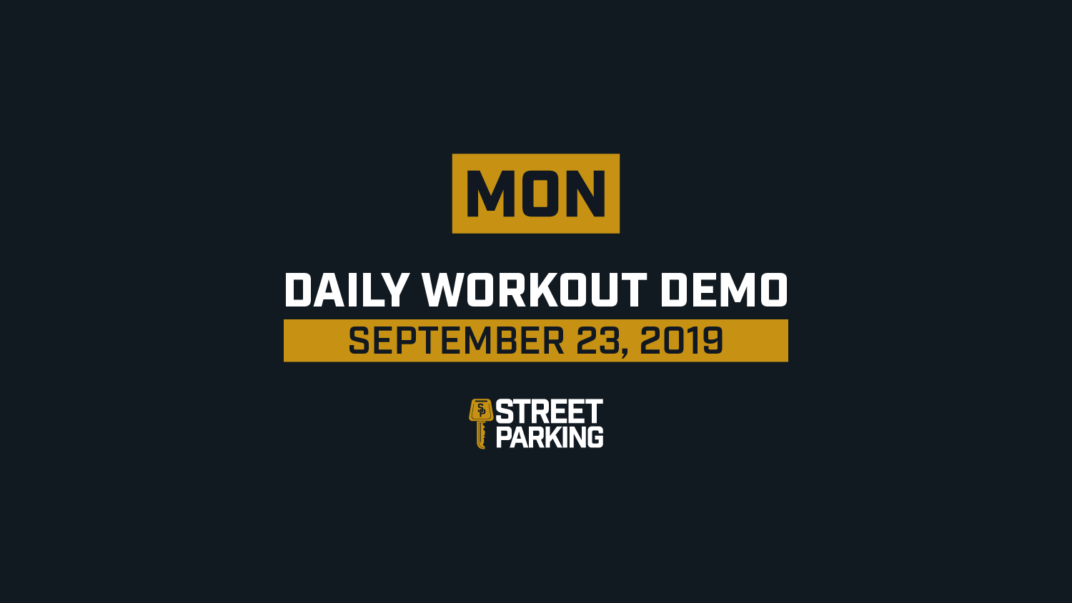 MONDAY 09/23/2019