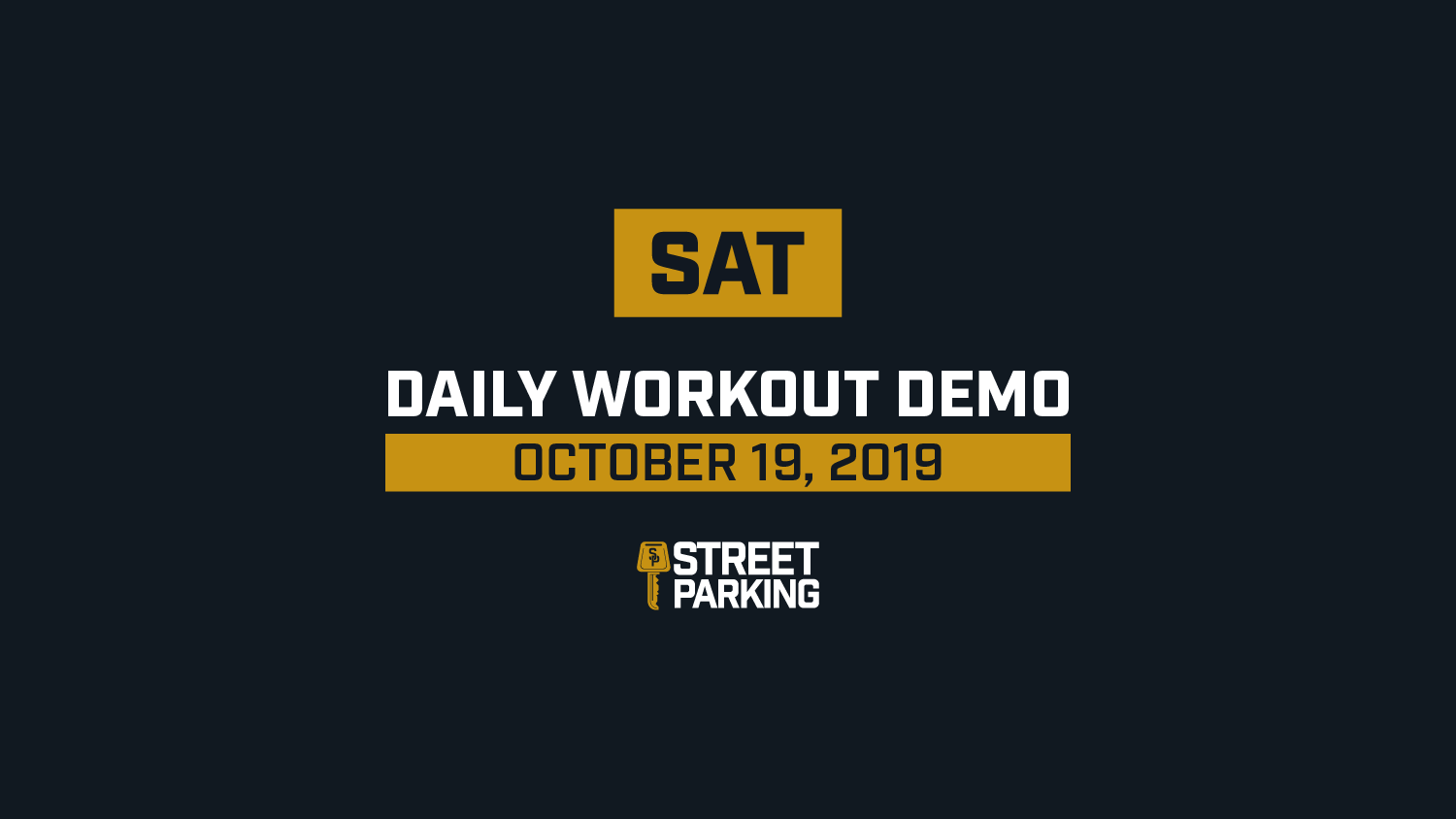 SATURDAY 10/19/2019