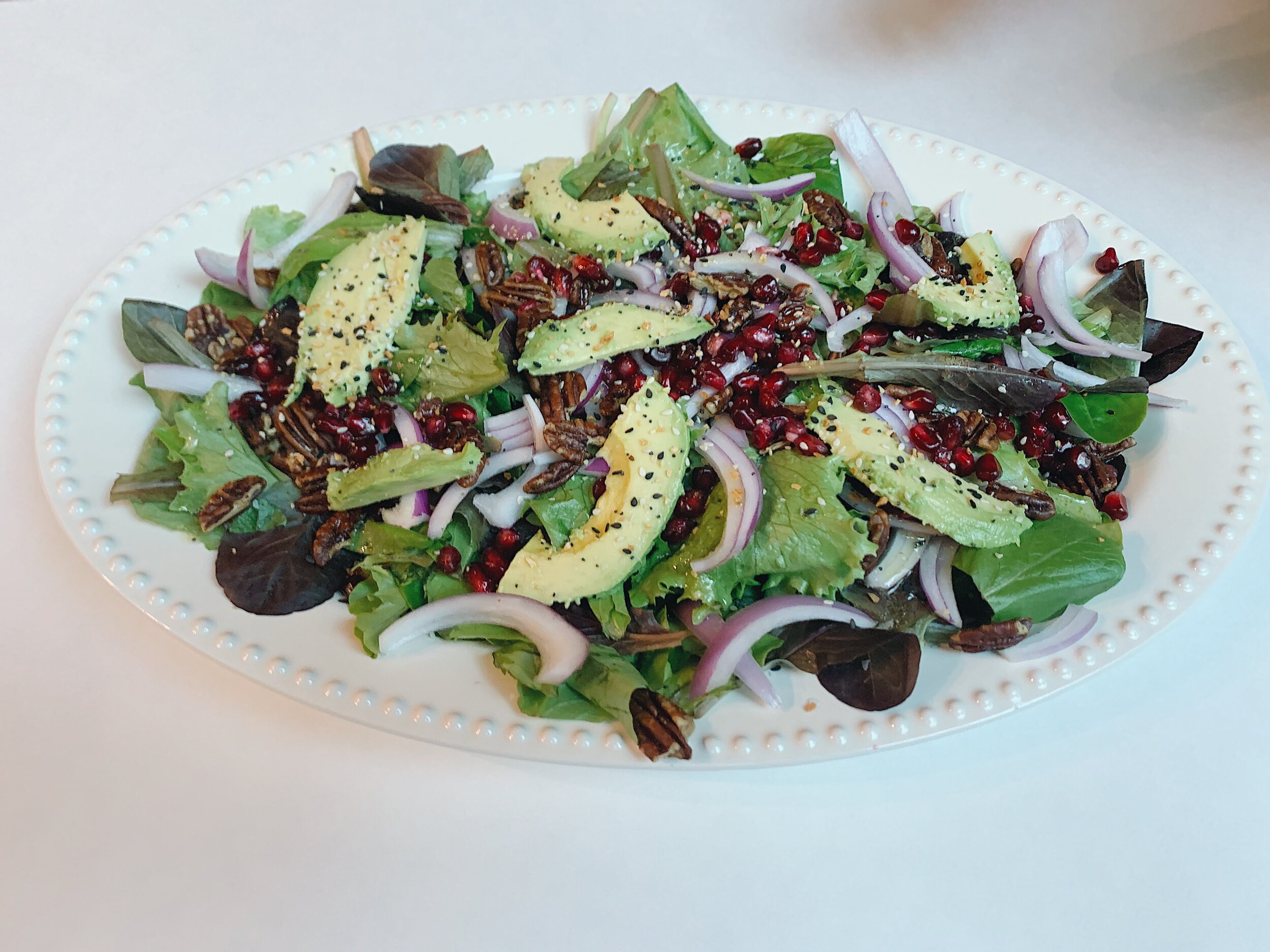Pomegranate Mixed Greens Salad
