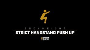 Strict Handstand Push Up