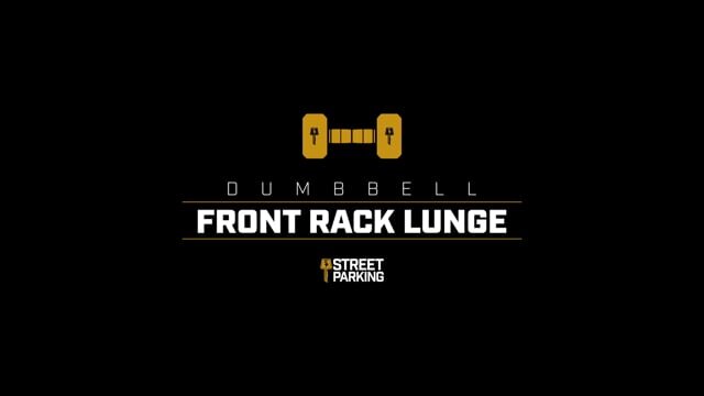Dumbbell Front Rack Lunge