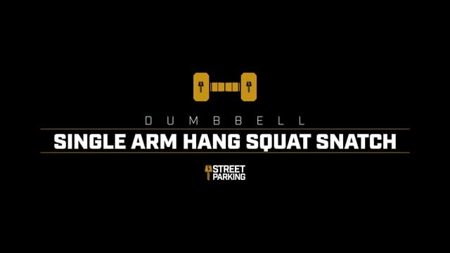 Single Arm Dumbbell Hang Squat Snatch