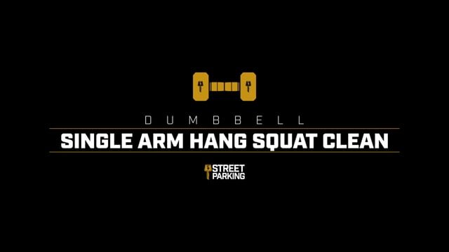 Single Arm Hang squat Clean