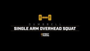 Single Arm Dumbbell Overhead Squat