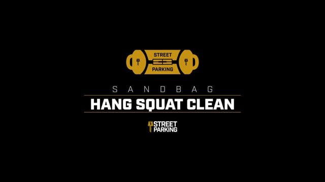 Sandbag Hang Squat Clean