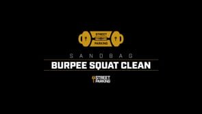 Sandbag Burpee Squat Clean