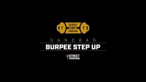Sandbag Burpee Step Up