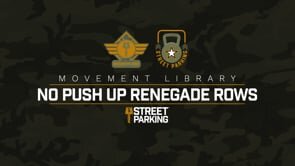 No Push Up Renegade Row