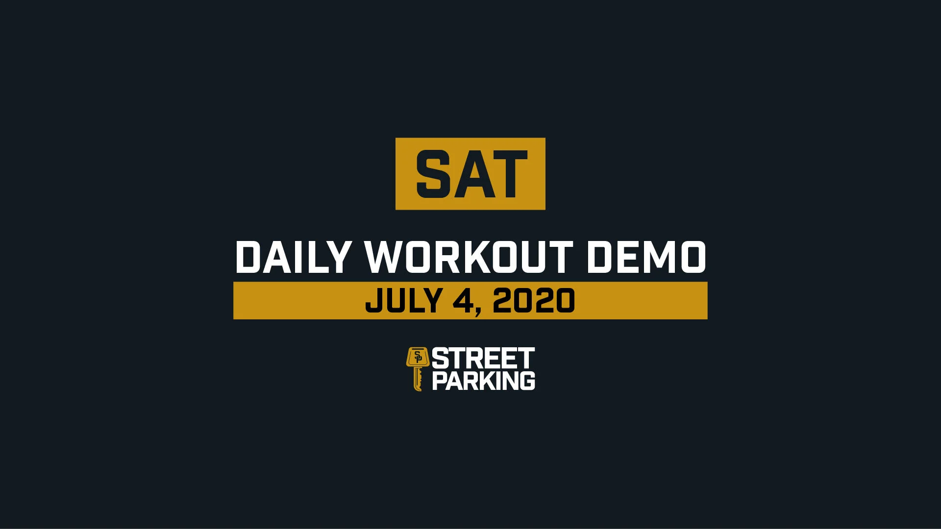 SATURDAY 07/04/2020